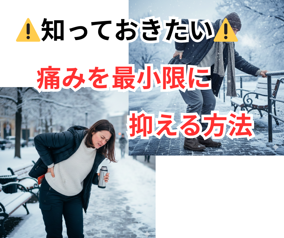 知っておきたい　痛みを最小限に抑える方法