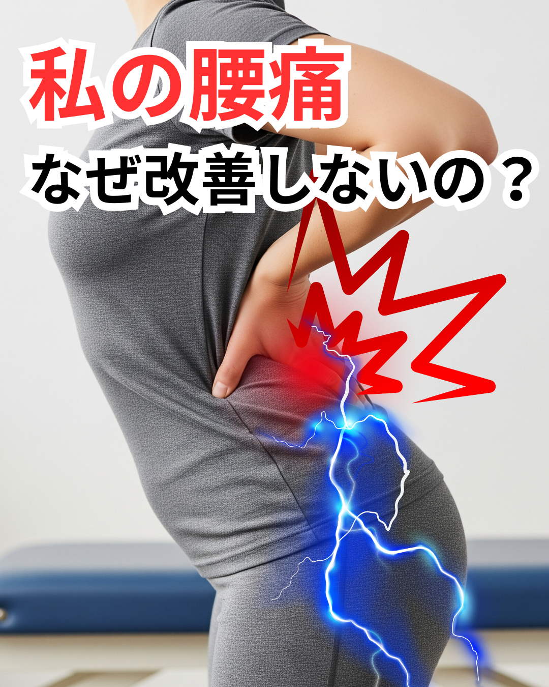 私の腰痛なぜ良くならないの?